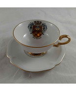 Bad Teinach Cup and saucer crossed swords Baveria Germany Demi Tausse An... - $134.24 CAD