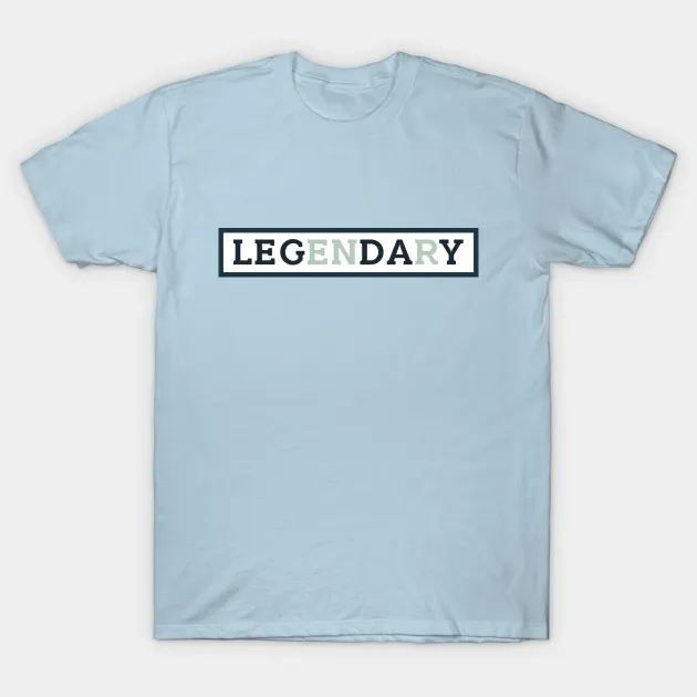 Leg Day Legendary Gym Motivation Design T-Shirt - $319.81 MXN