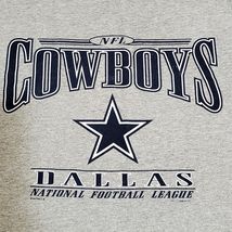Vintage 1998 Lee Sport Nutmeg NFL Dallas Cowboys Graphic Print T-Shirt M... - $22.34