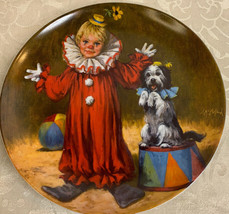 Vintage 1982 Reco / Edwin Knowles Collectible Plate Tommy The Clown - Mc... - $3.75