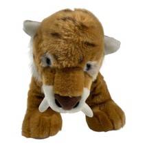 Build a Bear Saber Tooth Tiger  16&quot; Plush Stuffed Animal Sabertooth Toy BABW Cat - £19.51 GBP