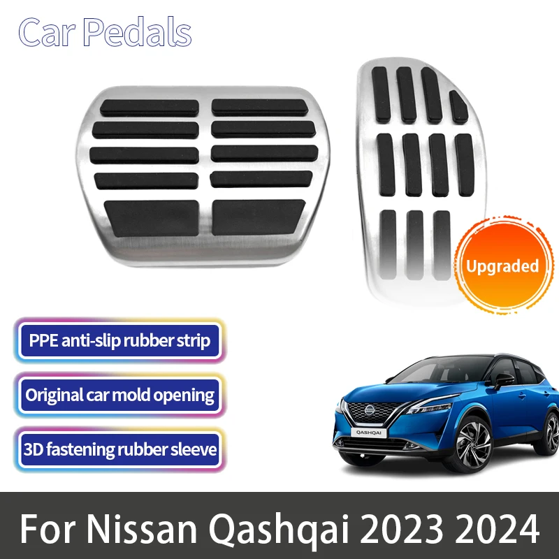 For Nissan Qashqai J12 2023 2024 Accessorie Accelerator Stainless Steel ... - $15.33+