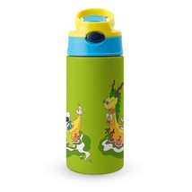 Mondxflaur Cartoon Steel Thermo Mug for Children&#39;s Water Cup 350ml - £15.94 GBP