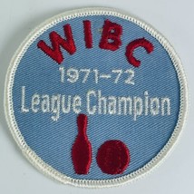 WIBC Womens International Bowling Congress League Champion 1971-72 VTG Patch 3in - £4.22 GBP