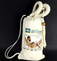 Bliss Hammocks White Fringed Hand-Braided in a Decorative Bag. 250lb Cap. New - £22.90 GBP