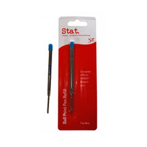 Stat Parker Fine Ballpoint Pen Refill (Pack of 10) - Blue - £32.51 GBP