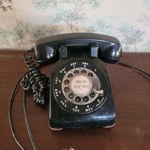 Vintage Western Electric C/D 500 Bell System Black Rotary Phone Telephone TESTED - £73.66 GBP
