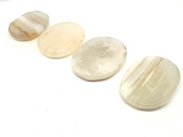 Thumb Stone Natural Sulemani Hakik Gemstone Crystal Healer Worry Stone Indian - £5.82 GBP