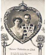 c1913 RPPC Princess Victoria Louise &amp; Ernst August Wedding Real Photo Po... - £9.58 GBP