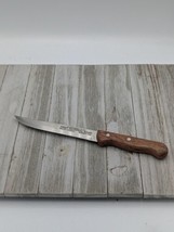 Used Vernon 6” Stainless Kitchen Utility Knife Advertising Bank Kansas - £9.75 GBP