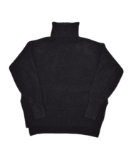 Polo Ralph Lauren Sweater Mens XS Black Cashmere Wool Blend Turtleneck Soft - $76.29