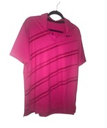 Nike Dri Fit Vapor Golf Polo Shirt Men&#39;s size Medium Pink - $55.08 CAD