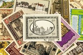 1920&#39;s Germany Notgeld (Emergency Money) 25pc - Bad Worishofen, Diepholz, Toft - £77.67 GBP