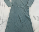 Liz &amp; Jane Clothes Long Sleeve Tent Shirt Dress Womens Small Blue Waffle - $27.71