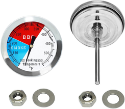 Barbecue Charcoal Grill Smoker Temperature Gauge Thermometer Heat Displa... - £15.60 GBP