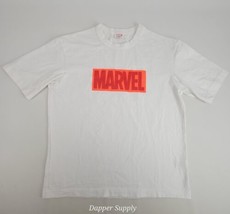 Marvel Pink White Logo Shirt Adult Small  - $11.78