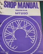 1975 1976 Honda MT250 Motorcycle Shop Service Repair Manual OEM 6135802 - £38.39 GBP