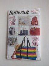 VTG 90s Butterick 6678  Tote Bag Handbag Duffel Backpack Briefcase Patte... - $13.29