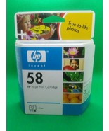 HP Invent 58 Photo	Inkjet Print Cartridge Exp Feb 2006 NIB - $12.69 CAD
