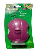 Scotch Pop-Up Tape Refillable Deskgrip Dispenser 75 Pre-cut Tape Strips ... - $300.14 MXN