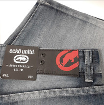 ECKO UNLTD DESIGNER Men&#39;s Grey w/ Wash Jeans Shorts BNWT&#39;s - £21.69 GBP