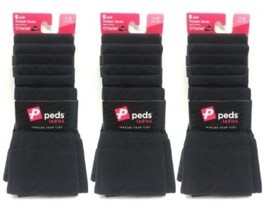 18 Pair Peds Ladies Trouser Socks Tactel Lycra Size 5-10 Black - BRAND N... - $500.91 MXN