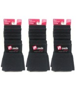 18 Pair Peds Ladies Trouser Socks Tactel Lycra Size 5-10 Black - BRAND N... - $26.72