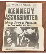 Vintage NY Daily News November 23 1963 Kennedy Killed Vol 45 No 130 - $19.75