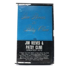 Jim Reeves &amp; Patsy Cline Greatest Hits (Cassette Tape, 1981, RCA) AYK1-5152 - £4.26 GBP