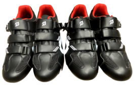 Lot of 2 Peloton Cycling Shoes Size 47 US Men&#39;s 13 Black Red READ - $74.22 CAD