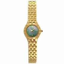 NEW Pulsar PEG664 Womens Diamond Collection MOP Dial Yellow Gold Small Watch 30m - £63.46 GBP