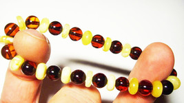 Amber Bracelet Natural Baltic Amber Beads Gemstone amber Bracelet amber - £45.36 GBP