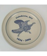Red Wing Pottery Stoneware Plate 150 Years Caledonia Minnesota Turkey 11... - £62.01 GBP