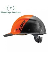 Lift Safety Dax 50/50 Carbon Fiber Cap Hard Hat Orange-Black - £120.97 GBP