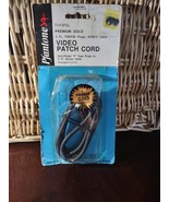 Pantone Video Patch Cord Gold Plated &quot;F&quot; Type Plugs On 3 Ft Deluxe Cable... - $68.93 CAD