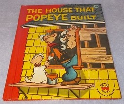 Childs Wonder book The House That Popeye Built #750 1960 First Print Sagendorf - £6.41 GBP