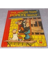 Childs Wonder book The House That Popeye Built #750 1960 First Print Sag... - $149.45 MXN
