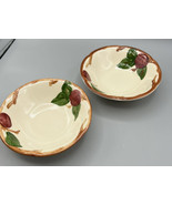 Bowls Franciscan Apple  Pattern Set of 2 Dessert Bowls 8&quot;  1979 - 1984 - £16.88 GBP