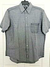 Ralph Lauren Jeans Co Mens L Shirt Short Sleeve Cotton Button Up Gray - $22.76