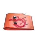 10x70in Silicone Heater Pad 1200W Thermostat for 55 Gal Drum Barrel Wrap - $54.00