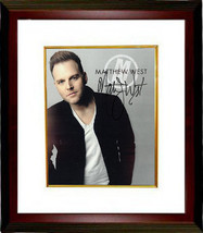 Matthew West signed 8X10 Photo Custom Framed (Christian Music Artist Singer/song - £78.81 GBP