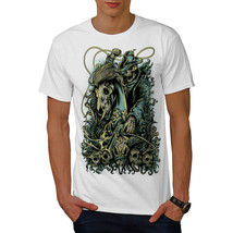 Wellcoda Zombie Skull Death Horror Mens T-shirt,  Graphic Design Printed Tee - £14.87 GBP+