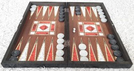 19&#39;&#39; Backgammon chess and checkers 3in1 foldable board and all pieces included - £34.25 GBP