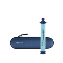 Lifestraw Blue Personal Water Filter Blue Carry Case For Travel, Camping... - $39.93