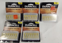 Duracell Hearing Aid size 10 Batteries Easy Tab 24 x 5 Count DA10B24ZM - £15.21 GBP