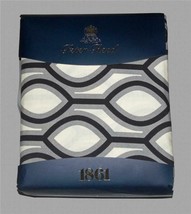 3-Pc Peter Reed Grey Black Ivory Geometric Fuller Super KING Duvet &amp; Pillowcases - £295.75 GBP