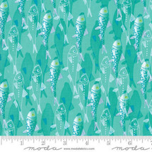 Moda Pacific Wanderings Sea Green 13324 13 Quilt Fabric By The Yard - Mara Penny - £8.50 GBP