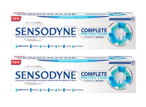 2 Tubes of Sensodyne Complete Protection for Sensitivity Teeth + Whitening Tooth - $39.17