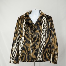 Neil Barrett Leopard Jacket Coat Tan and White Faux-Fur Size 48 Uomo Tes... - £476.25 GBP