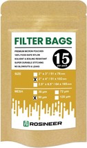 Premium Nylon Rosin Filter Bags, 2&quot; X 4&quot;, 15 Pcs, 90 Micron, Made In The Usa - £26.23 GBP